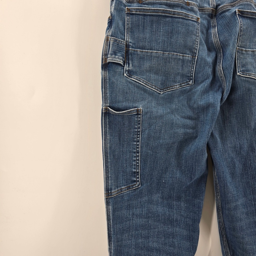 Duluth Trading Co Carpenter Jeans Mens Ballroom Double Flex Blue 36x34 - Picture 3 of 12
